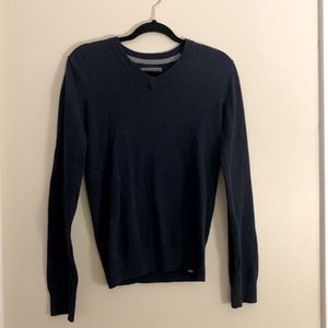 Aeropostale Navy Blue V Neck Sweater